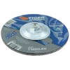 Weiler 7" x 1/4" TIGER ALUMINUM Type 27 Grinding Wheel ALU24R 5/8-11 Nut 58232